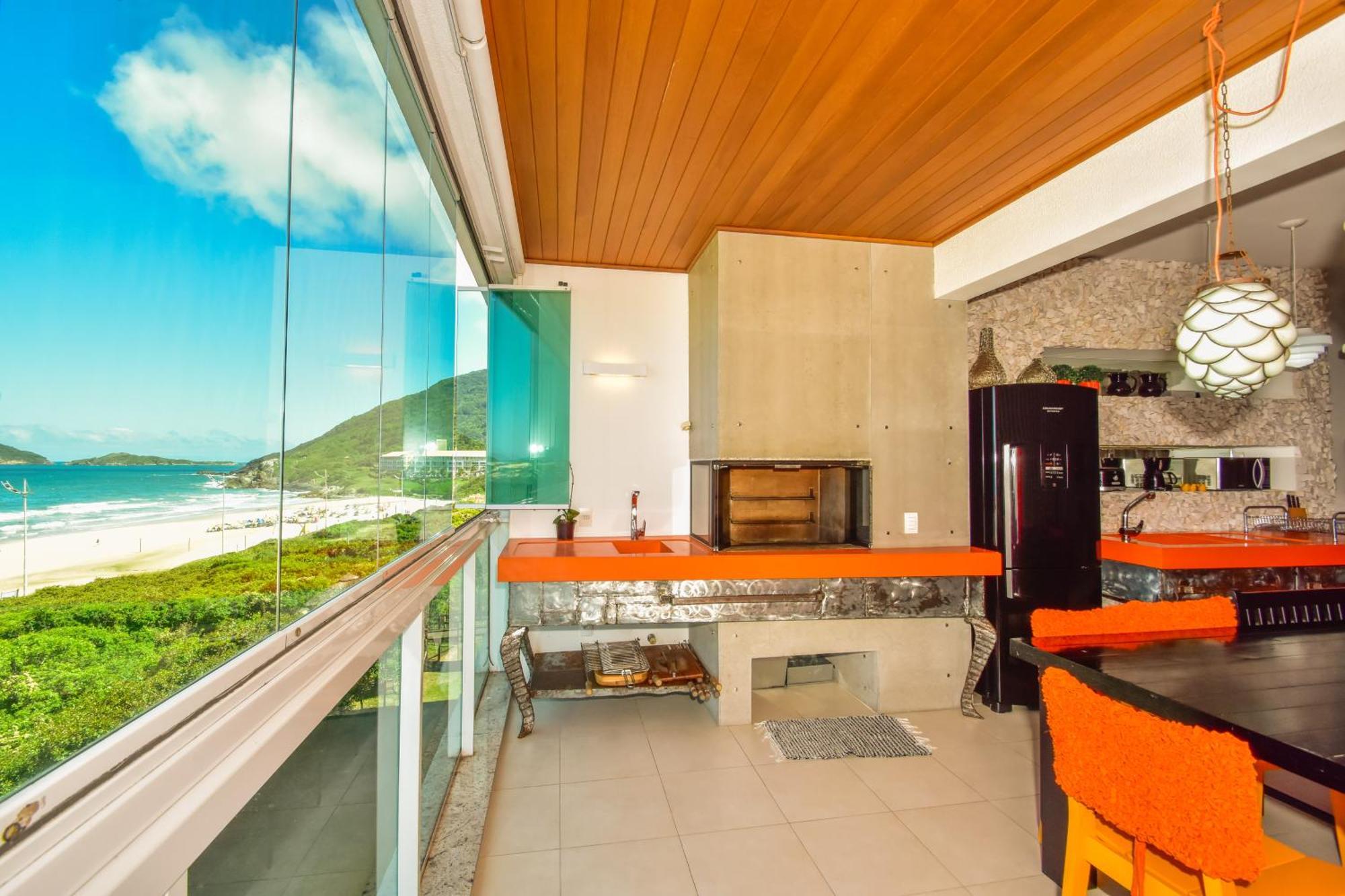 Apartamento frente mar na Praia do Santinho N880 Florianopolis Exterior foto