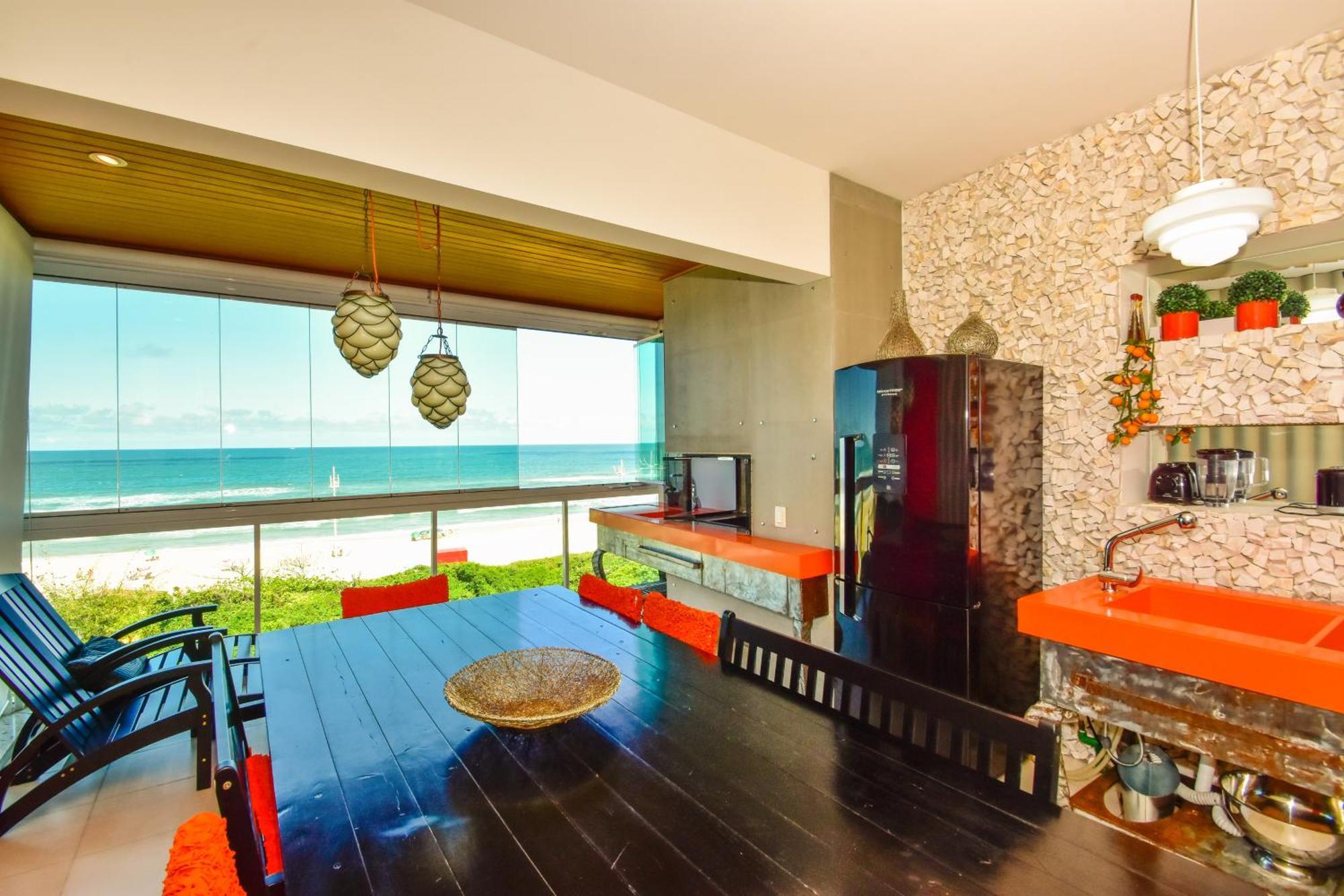 Apartamento frente mar na Praia do Santinho N880 Florianopolis Exterior foto